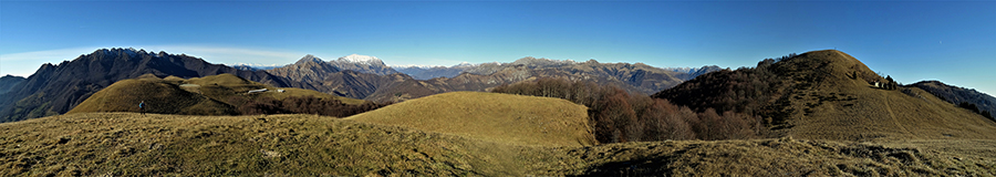 Panorama salendo dalla Costa del Palio allo Zuc di Valmana 